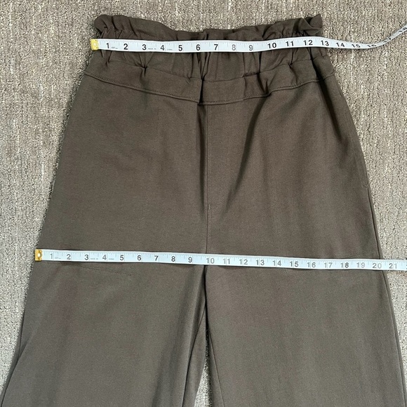 Free People free-est Palma Pants Pewter Green 100% Cotton Size XS - Picture 4 of 6